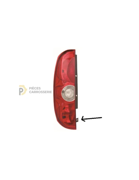 Feu arrière gauche FIAT DOBLO II - 1 porte - Compatible 2010-2015