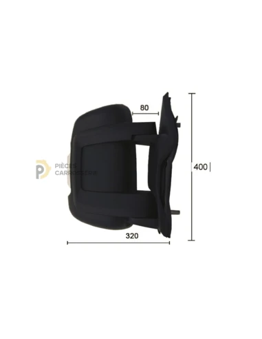 Rétroviseur droit électrique et chauffant FIAT DUCATO 2006-2023