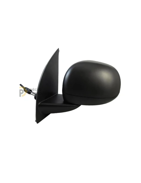 Rétroviseur gauche mécanique FIAT PANDA III - Coque noire, manuel