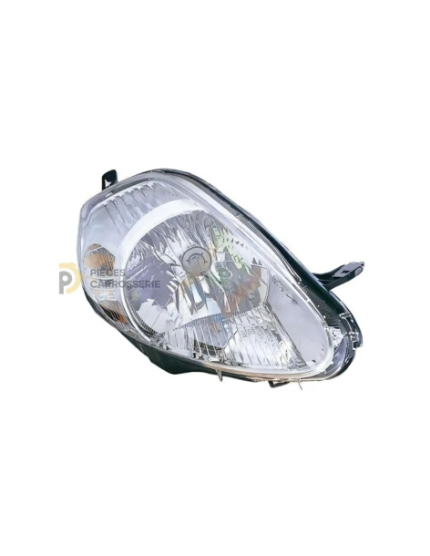 Phare droit H4 Chrome pour FIAT GRANDE PUNTO III (08-13)