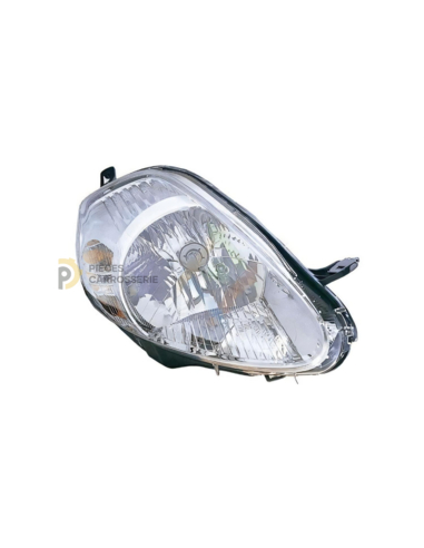 Phare droit H4 Chrome pour FIAT GRANDE PUNTO III (08-13)