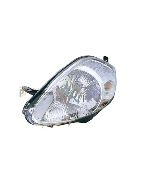 Phare gauche H4 Chrome pour FIAT GRANDE PUNTO III 08-13