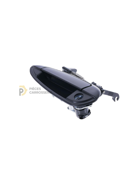 Poignée de porte avant gauche FIAT Grande Punto 5 portes noir