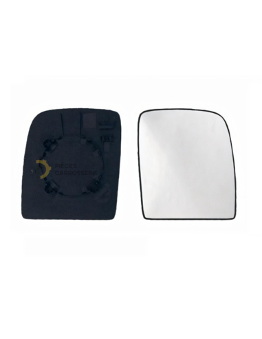 Glace rétroviseur droit FIAT SCUDO II - Support inclus