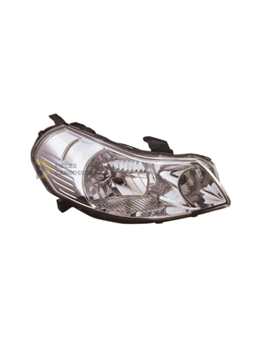 Phare droit H4 Fiat Sedici - Lampe H4, réglage électrique