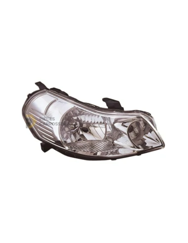 Phare droit H4 Fiat Sedici - Lampe H4, réglage électrique