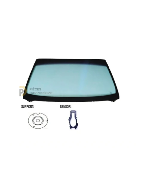 Pare-brise teinté vert athermique FORD FIESTA MK6 phase 2