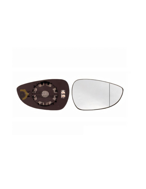 Glace rétroviseur droit chauffant FORD FIESTA - grand angle
