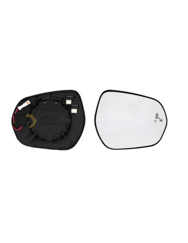 Glace rétroviseur gauche chauffant pour Ford Fiesta MK7 