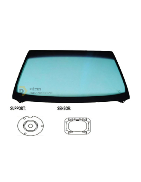 Pare-brise chauffant teinté vert FORD FOCUS II 2004-2010