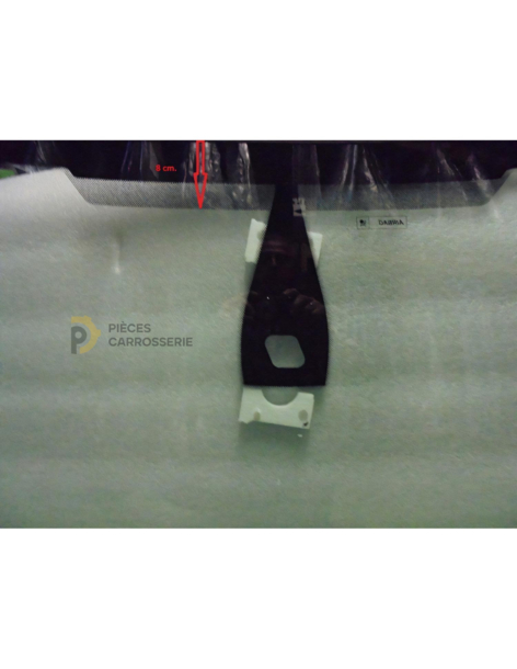 Pare-brise teinté vert pour Ford Focus avec capteur intégré