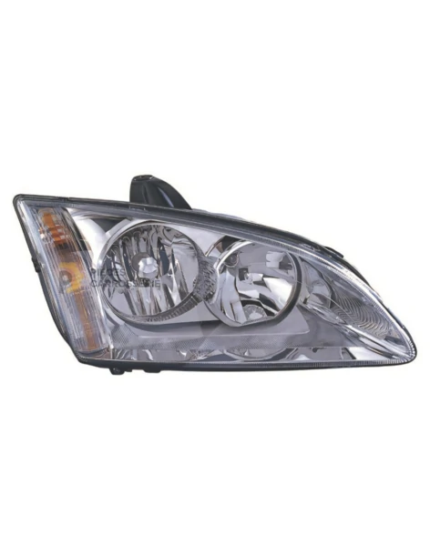 Phare droit H1+H7 [Chrome] FORD FOCUS II 2004-2007