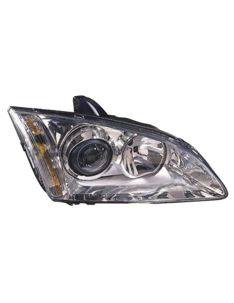 Phare droit Xénon+H1 directionnel Chrome pour Ford Focus II