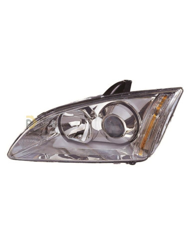 Phare gauche Xénon H1 Chrome pour FORD FOCUS II 2004-2007