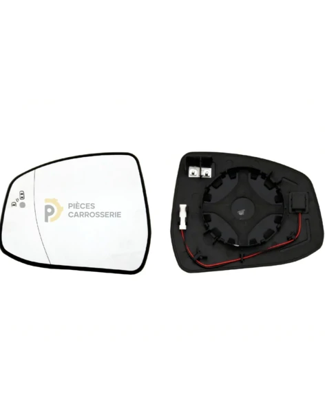 Glace asphérique chauffante gauche avec side pour Ford Focus