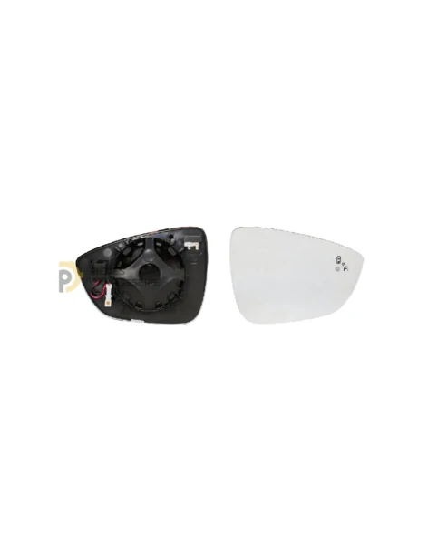 Glace rétroviseur droit chauffant FORD FOCUS IV angle mort