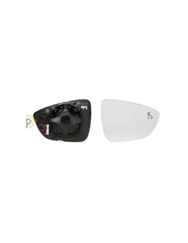 Glace rétroviseur droit chauffant FORD FOCUS IV angle mort