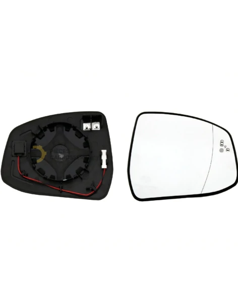 Glace chauffante rétroviseur droit asphérique Ford Focus 2011-2018
