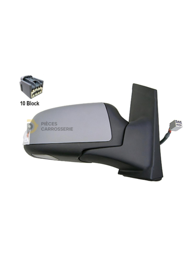 Rétroviseur droit électrique chauffant à peindre pour Ford Focus