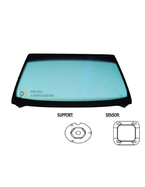 Pare-brise teinté vert FORD GALAXY II - Contrôle solaire 