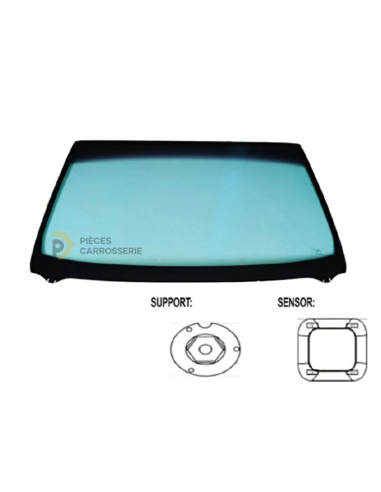 Pare-brise teinté vert FORD GALAXY II - Contrôle solaire 