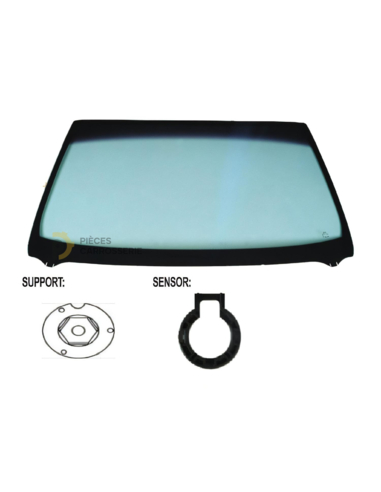 Pare-brise teinté vert acoustique + capteur pour FORD KUGA