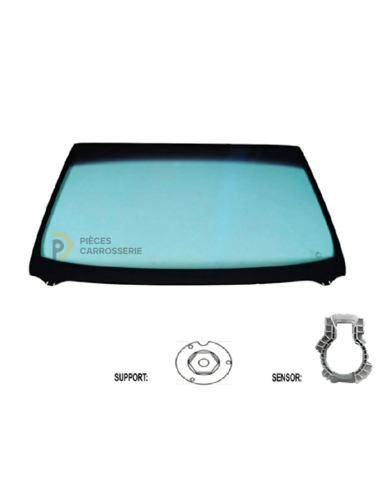 Pare-brise téinté vert acoustique + capteur pour Ford Puma II