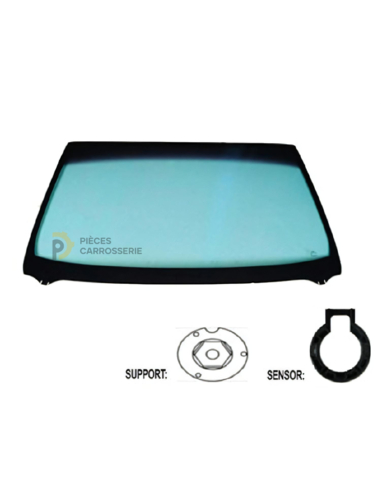 Pare-brise teinté vert acoustique pour FORD S-MAX I phase 2