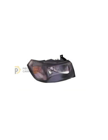 Phare droit H4 noir pour Ford Transit MK6 (07/2000-08/2006)