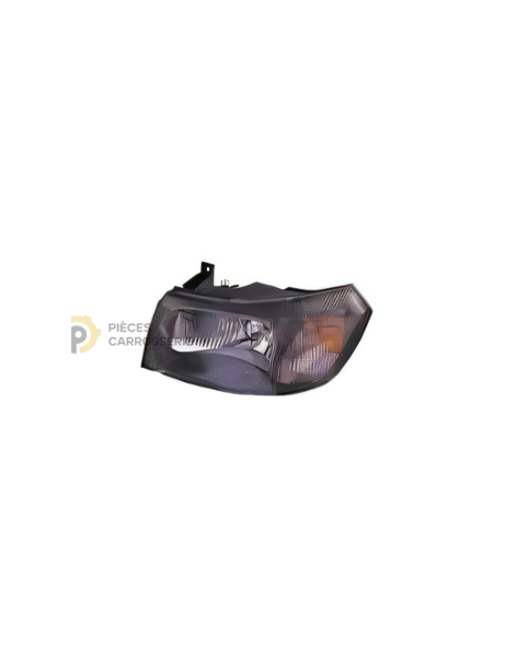 Phare gauche H4 noir pour FORD TRANSIT MK6 (2000-2006)