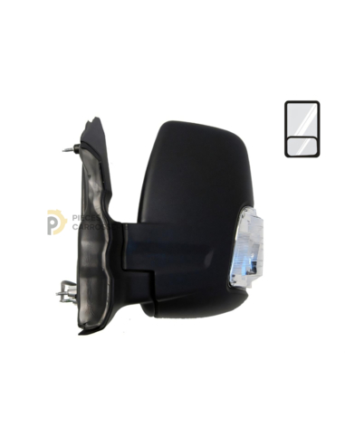 Rétroviseur gauche manuel avec feu blanc pour Ford Transit MK8