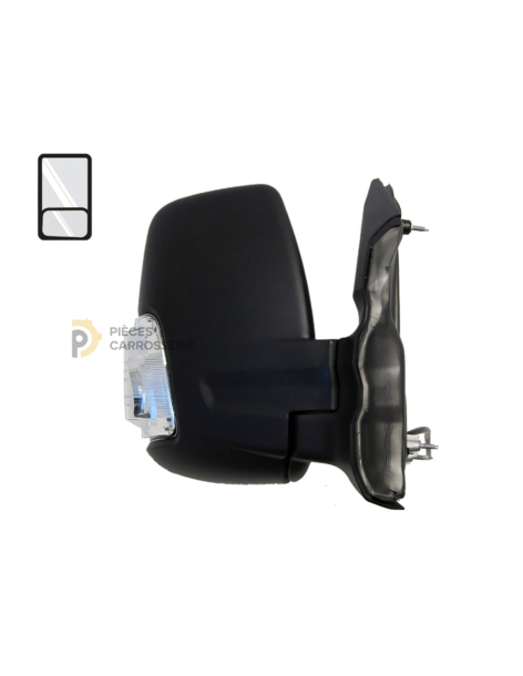 Rétroviseur droit manuel Ford Transit MK8 avec feu blanc