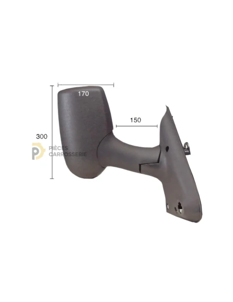 Rétroviseur droit manuel FORD TRANSIT, modèle MK6 et MK7