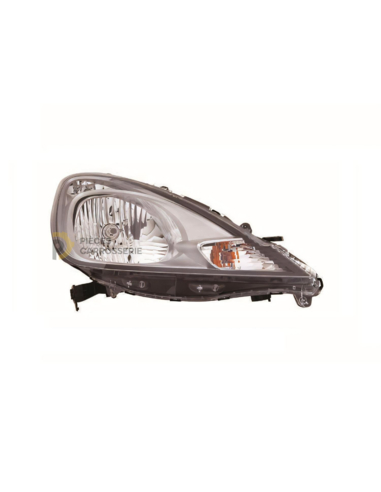 Phare droit H4 Chrome pour Honda Jazz II (08-14)