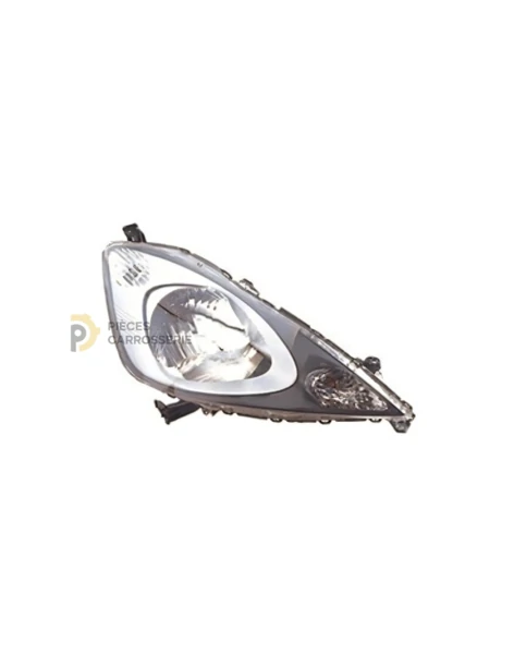 Phare droit H4 pour Honda Jazz II (2008-2014) - Compatible