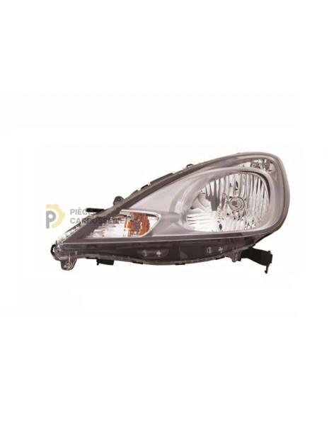 Phare gauche H4 Chrome pour HONDA JAZZ II (2008-2014)