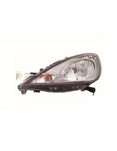 Phare gauche H4 Chrome pour HONDA JAZZ II (2008-2014)