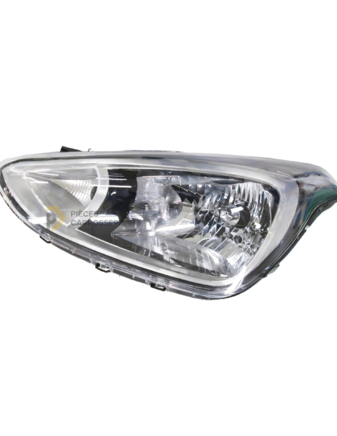Phare électrique gauche noir H4 pour Hyundai i10 II 2013-2020