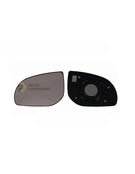 Glace rétroviseur gauche Hyundai i20, modèle clipser, convexe