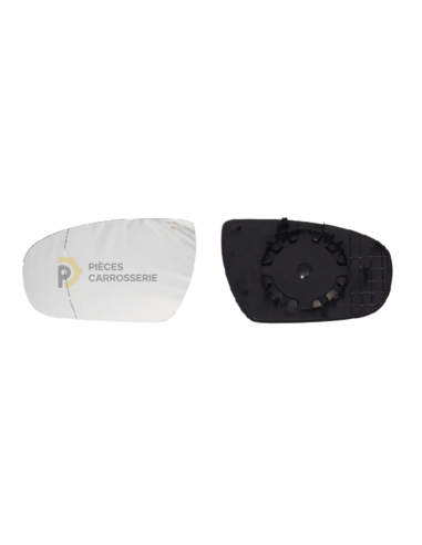 Glace rétroviseur gauche grand angle pour Hyundai i20 II