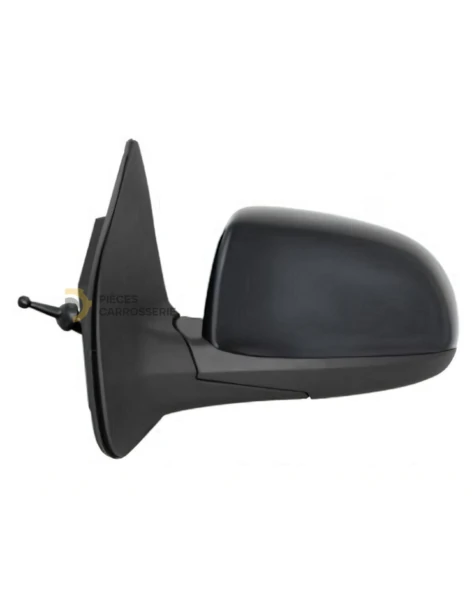 Rétroviseur gauche mécanique HYUNDAI I20 - Coque noire, convexe