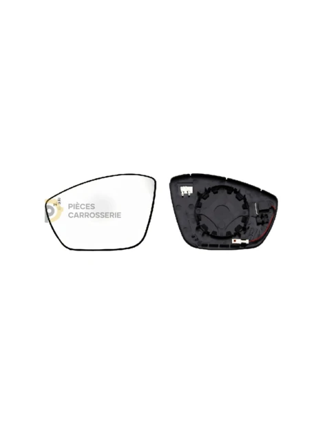 Glace rétroviseur gauche chauffant pour HYUNDAI i30 III