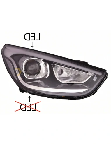 Phare droit électrique LED xénon pour HYUNDAI IX35 2013+