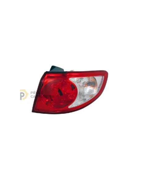 Feu arrière droit rouge-blanc pour HYUNDAI SANTA FE II