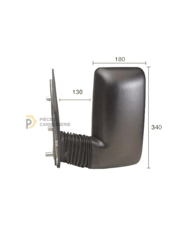 Rétroviseur gauche manuel chauffant IVECO DAILY III 1999-2006