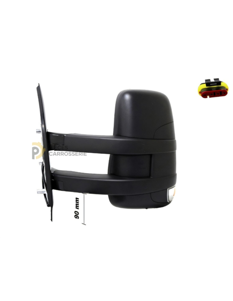 Rétroviseur gauche manuel + feu pour IVECO DAILY VI 2014-2019