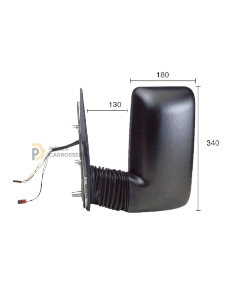 Rétroviseur électrique, chauffant IVECO DAILY gauche - compatible