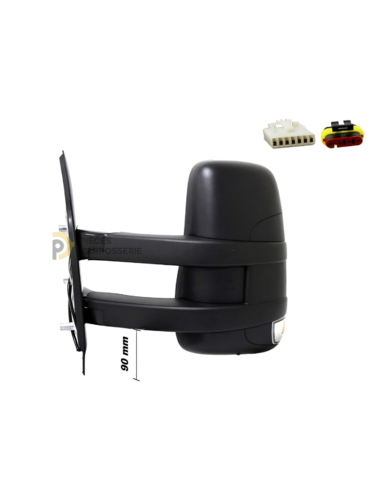 Rétroviseur gauche chauffant IVECO DAILY VI - Électrique + LED