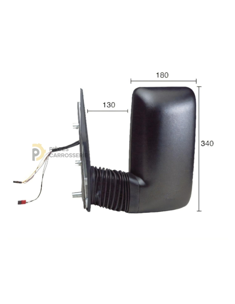 Rétroviseur gauche électrique IVECO DAILY III chauffant 1999-2006