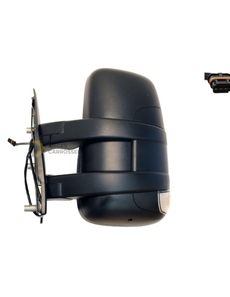 Rétroviseur manuel droit IVECO DAILY IV - Convexe et clignotant